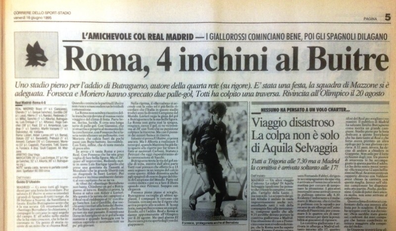 Real Madrid-Roma – Corriere dello Sport 16-6-1995 (3)