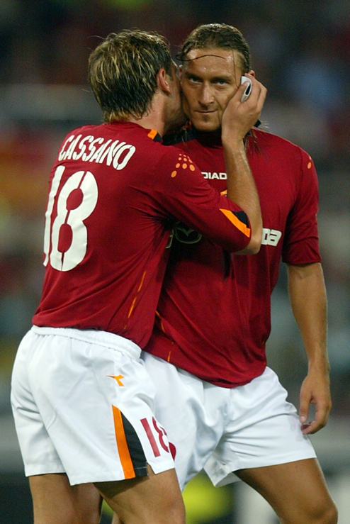 Cassano e Totti