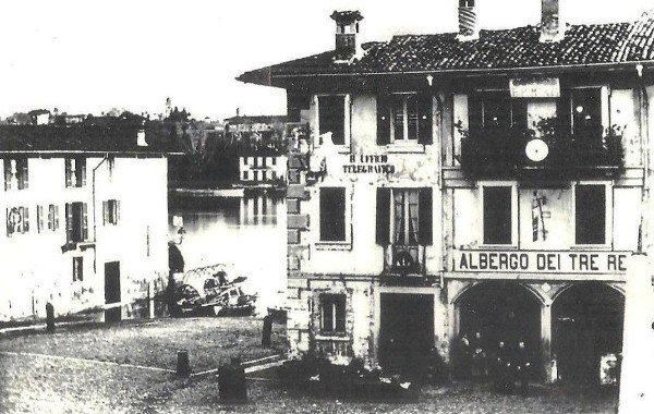 ALBERGO TRE RE SESTO CALENDE FOTO 1918