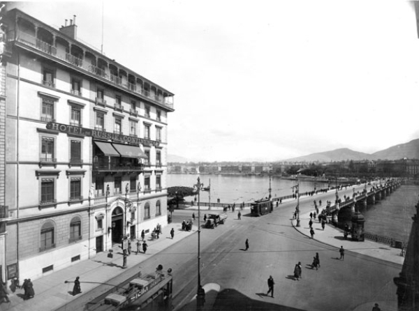 HOTEL DE RUSSIE Ginevra 1923