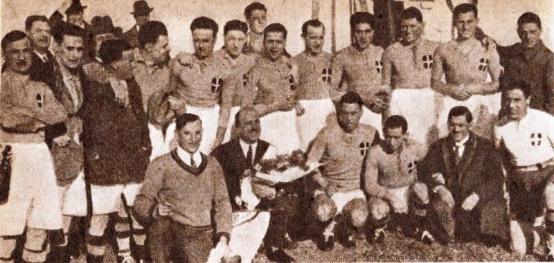 ITALIA 5-1 in Svizzera 30-1-1927
