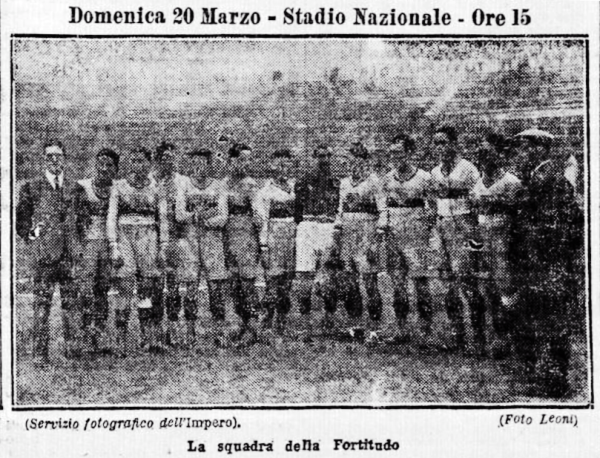 FORTITUDO-FOTO NEL PEZZO DA L’IMPERO DEL 20-3-1927