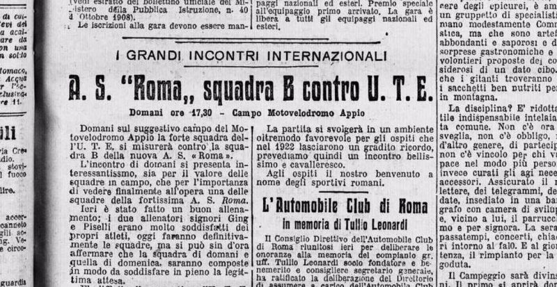 ROMA-UTE-IMPERO 16-7-1927