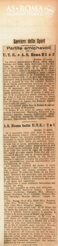 ROMA-UTE-articoli Corriere dello Sport-marchio ufficiale