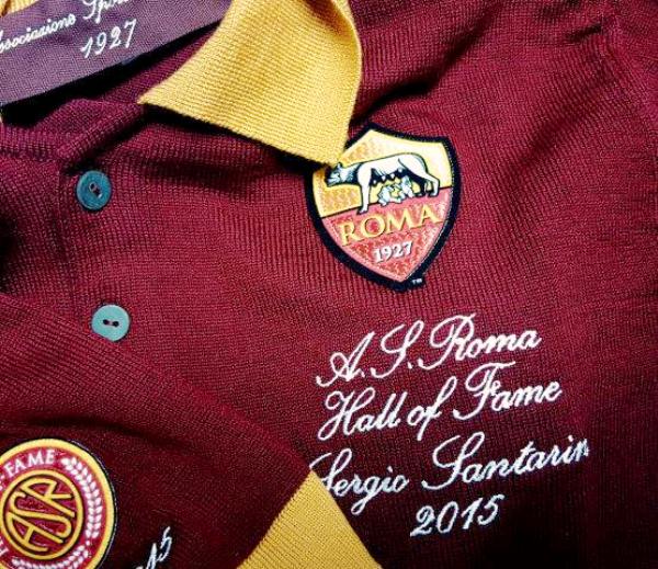 SANTARINI Sergio – maglia hall of fame Roma 2015