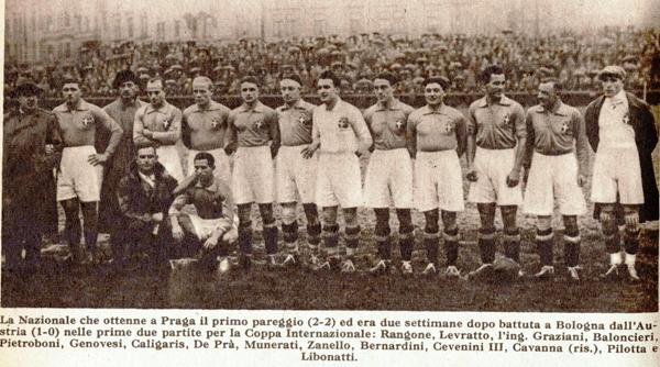 ITALIA Cecoslovacchia 23-10-1927
