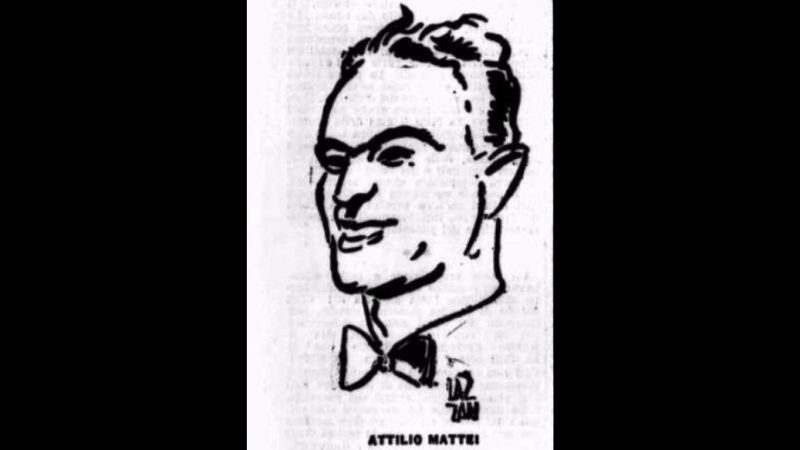 MATTEI Attilio caricatura