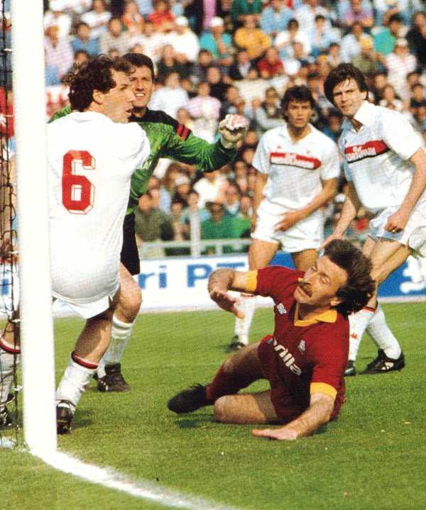PRUZZO-ROMA-MILAN 0-2 occasione fallita 17-4-1988