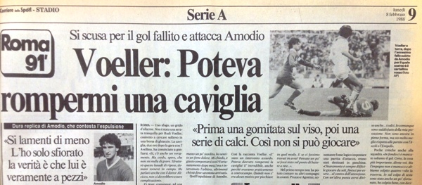 ROMA-AVELLINO 0-0 – Corriere dello Sport 8-2-1988