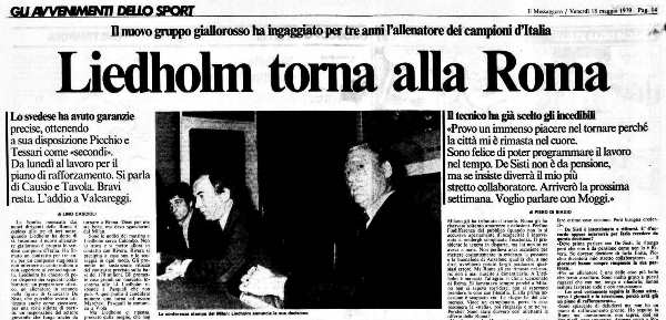 LIEDHOLM-TORNA-ALLA-ROMA-18-5-1979